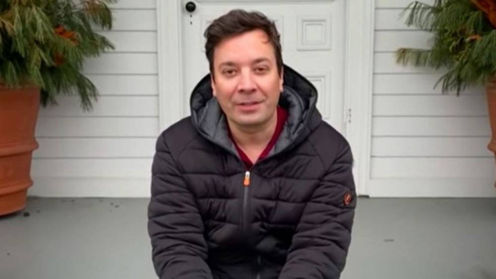 Jimmy Fallon Tries to Assemble a Tent as Late-Night Hosts Continue Their At-Home Shows - www.etonline.com