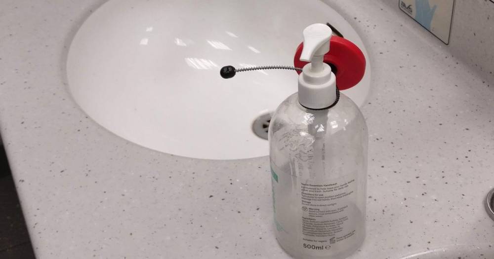 Coronavirus: Tesco store forced to put security tags on toilet soap dispensers - www.dailyrecord.co.uk - city Sheffield