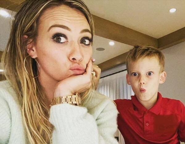 Hilary Duff Shares Sweet Family Photo While Helping Son Luca Make His Birthday Cake - www.eonline.com