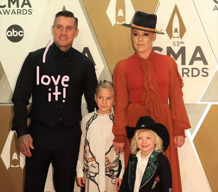 Pink’s Daughter Gives Dad Cary Hart A Dramatic Haircut While Social Distancing - perezhilton.com