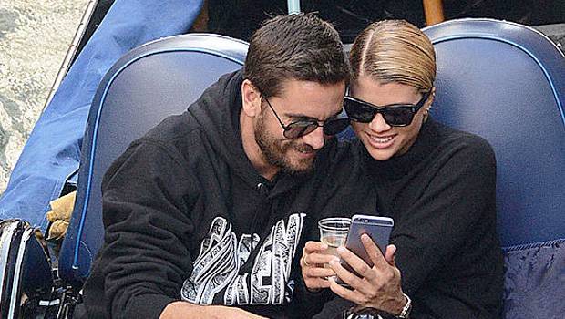 Sofia Richie Scott Disick Smile For Goofy Selfie During Their 8th Day Of Quarantine - hollywoodlife.com