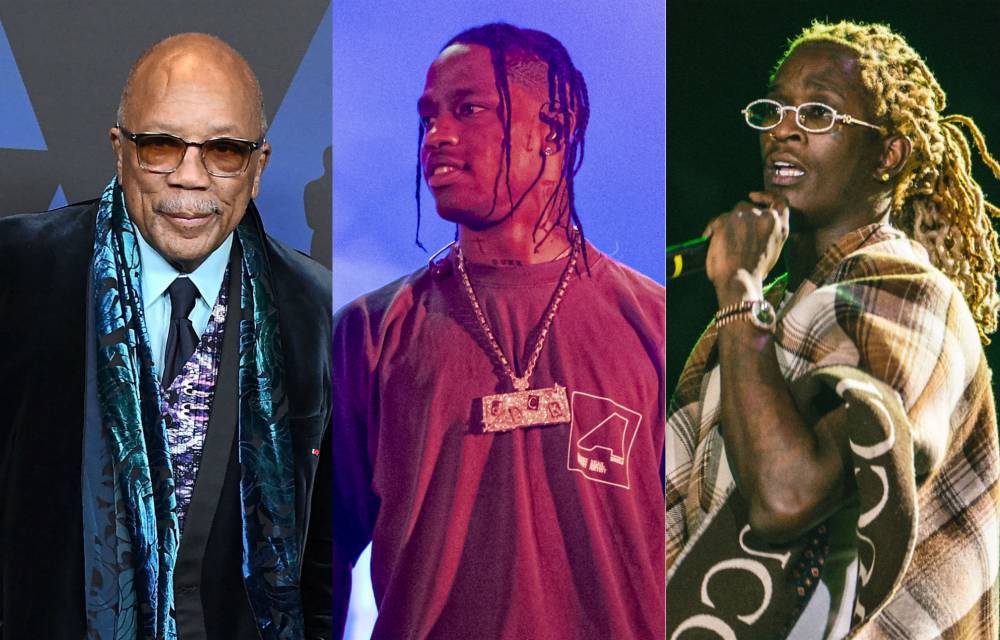 Watch Quincy Jones star in Travis Scott and Young Thug’s new video for ‘Out West’ - www.nme.com - county Jones - county Travis