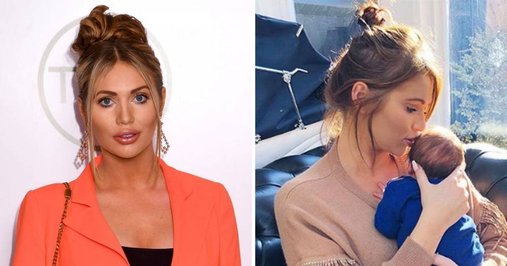 Amy Childs accidentally reveals baby son’s name after keeping it secret for almost two years - www.ok.co.uk