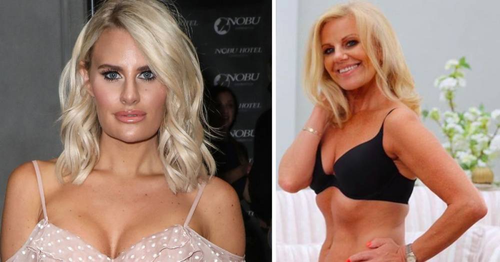 Danielle Armstrong posts stunning lingerie snap of lookalike mum in celebration of her 58th birthday - www.ok.co.uk