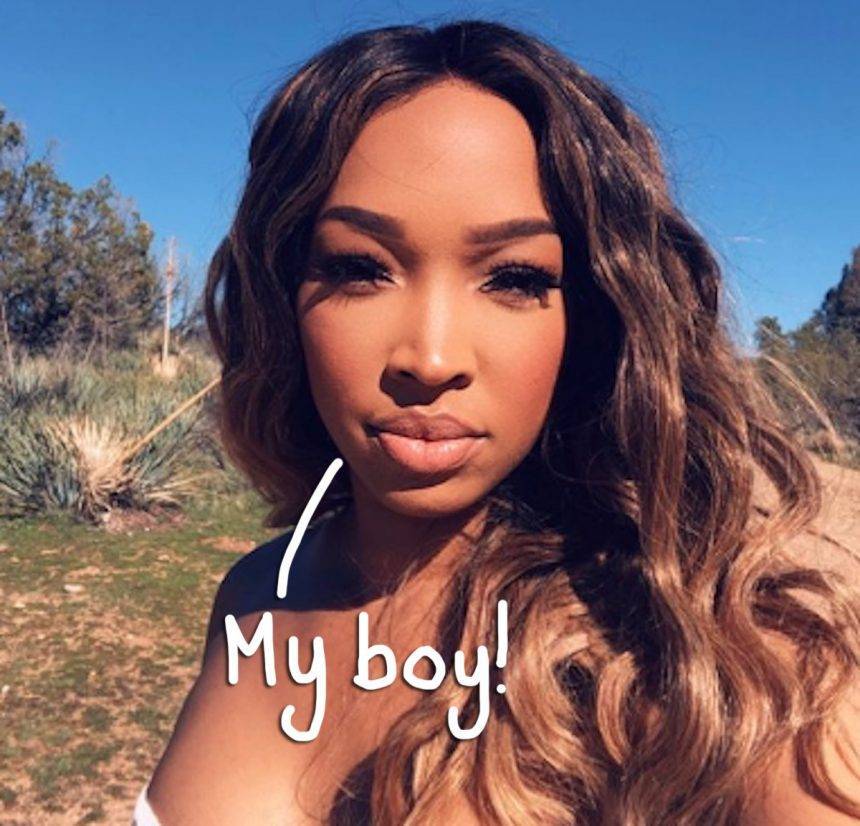 Malika Haqq Shares First Photo Of Her Son: ‘Best Week Of My Life’ - perezhilton.com