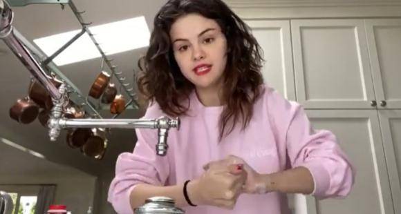 Selena Gomez takes on Safe Hands Challenge, admits she wasn't washing her hands the 'right way'; Watch Video - www.pinkvilla.com