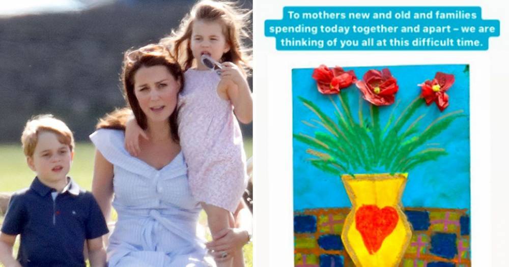 Kate Middleton reveals adorable card son Prince George, six, made her for Mother’s Day - www.ok.co.uk