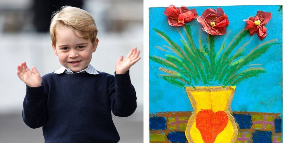 Prince George Made the Most Adorable Mother's Day Card for Kate Middleton - www.harpersbazaar.com - Britain