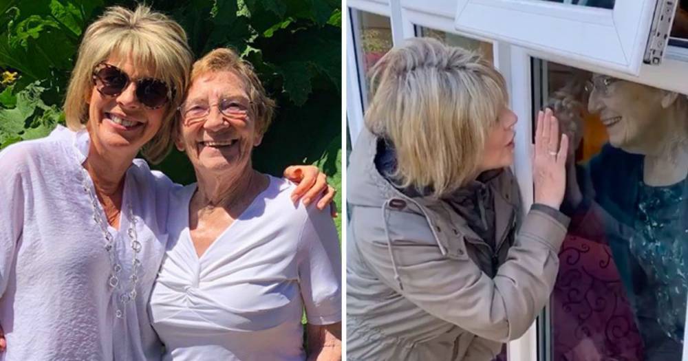 Ruth Langsford leaves fans in tears as she kisses her mum through a window on Mother’s Day amid coronavirus outbreak - www.ok.co.uk