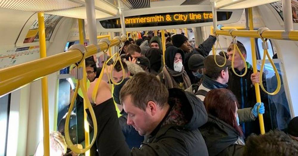 Outraged workers call for lockdown after commuting on crammed trains in London - www.manchestereveningnews.co.uk - Britain - London