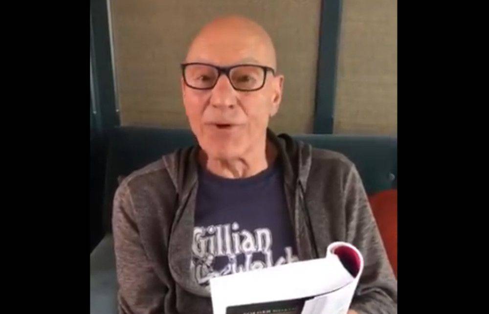 Sir Patrick Stewart Entertains Fans In Quarantine, Releases Calming Video Of Himself Reading Shakespeare - etcanada.com