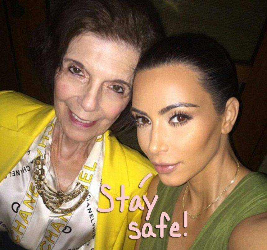 Kim Kardashian Reveals Grandma ‘MJ’ Has Been In Self-Isolation For A Month Already! - perezhilton.com - county San Diego