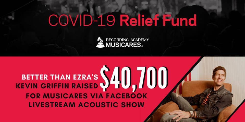 How Better Than Ezra’s Kevin Griffin Raised $40,000 for Coronavirus Relief by Clicking a Box on Facebook - variety.com