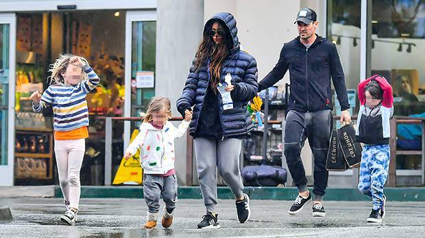 Megan Fox Brian Austin Green Take 3 Kids Grocery Shopping To Stock Up On Supplies - hollywoodlife.com - California