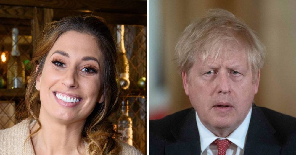 Stacey Solomon admits she's 's**ting herself' after Boris Johnson announces UK lockdown - www.ok.co.uk - Britain