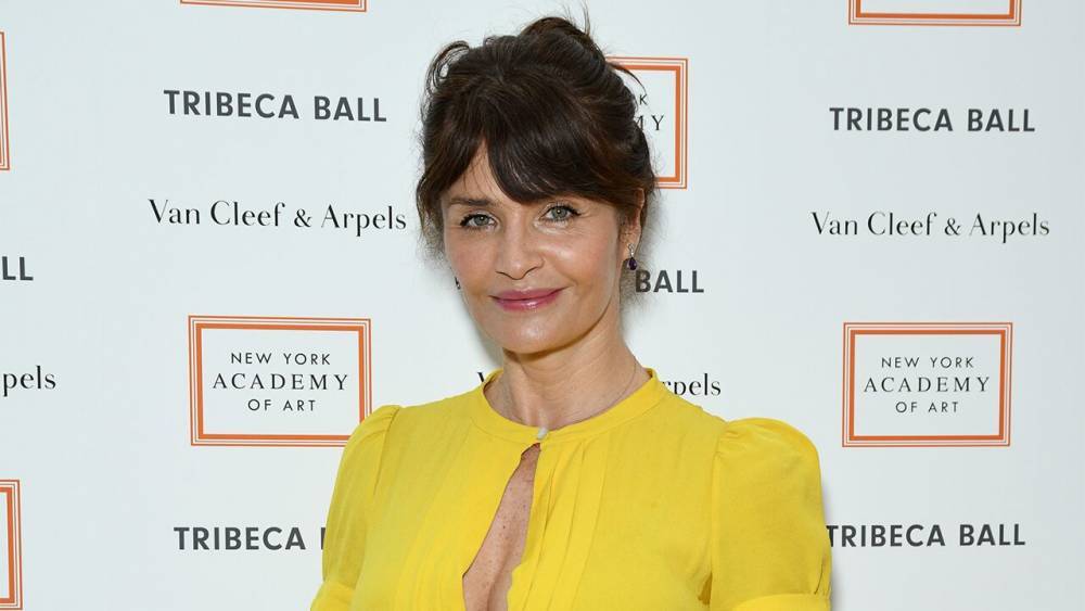 Helena Christensen stuns in plunging black swimsuit while self-isolating on mountain getaway - www.foxnews.com - Denmark