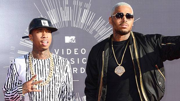 Chris Brown Tyga Show Off Their Dance Moves While Joining The Quarantine TikTok Craze — Watch - hollywoodlife.com