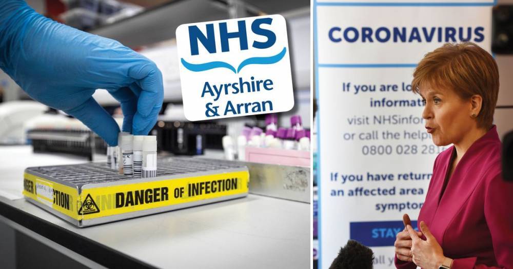 Coronavirus Scotland: 41 diagnosed in Ayrshire as government announces lockdown - www.dailyrecord.co.uk - Scotland