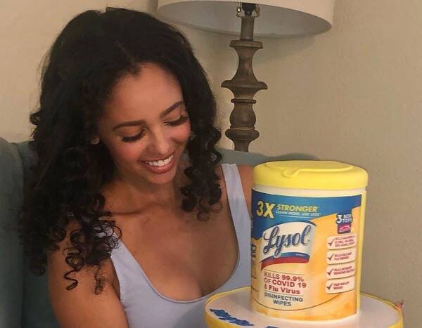 Riverdale's Vanessa Morgan Receives a "Lysol Cake" for Her Birthday - www.eonline.com
