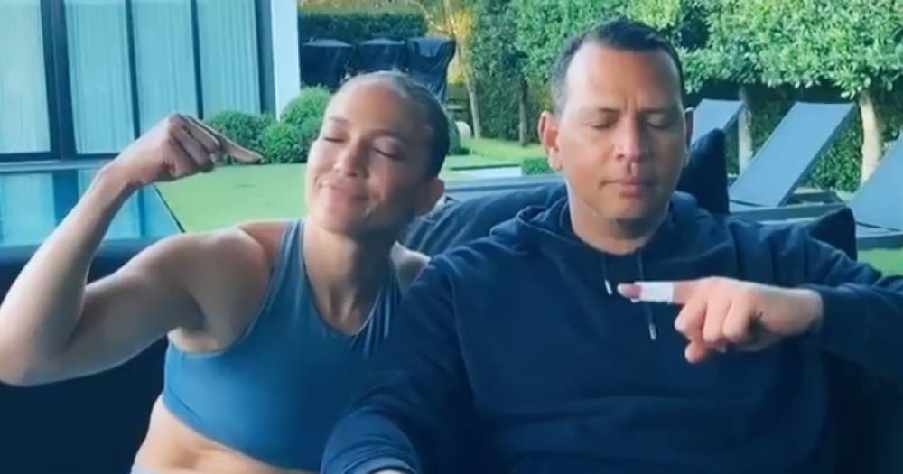 Jennifer Lopez and Alex Rodriguez Answer Personal Questions About Their Relationship in Instagram Couples Challenge - www.usmagazine.com