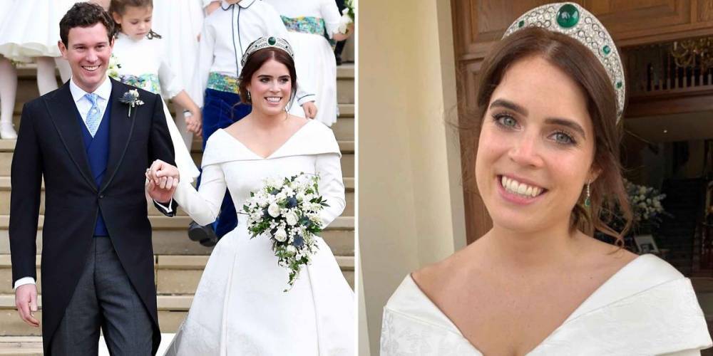 Princess Eugenie Beams in a Rare New Photo from Her Wedding Day - www.harpersbazaar.com