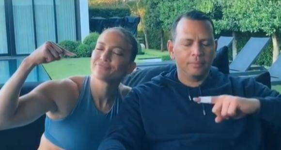 Jennifer Lopez and Alex Rodriguez play a 'couples challenge' game during quarantine; Watch Video - www.pinkvilla.com