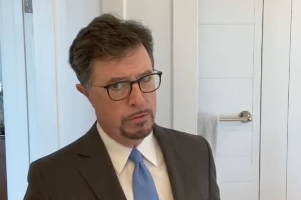 Stephen Colbert’s Morning Face Routine Turns Him Into Tony Stark - etcanada.com