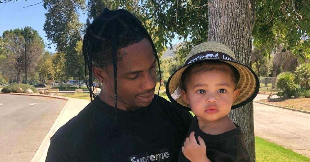 Travis Scott Plays Basketball With His and Kylie Jenner’s Daughter Stormi: Video - www.usmagazine.com