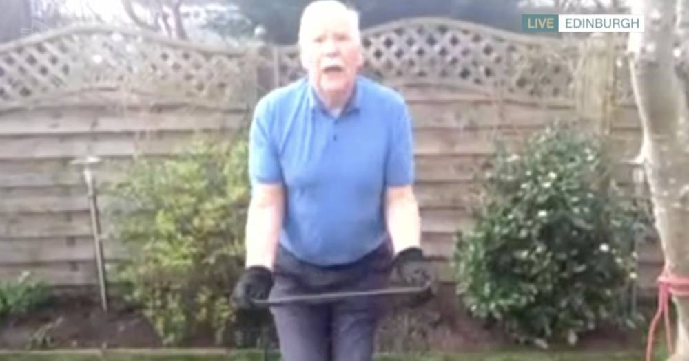 Edinburgh granddad inspires ITV This Morning viewers with live workout from garden gym - www.dailyrecord.co.uk