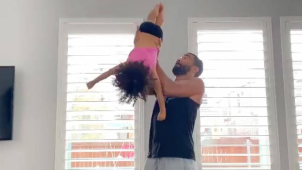 Father-Daughter Duo Show off Their Impressive Cheerleading Moves and ‘Cheer’ Coach Monica Aldama Is Obsessed - www.etonline.com