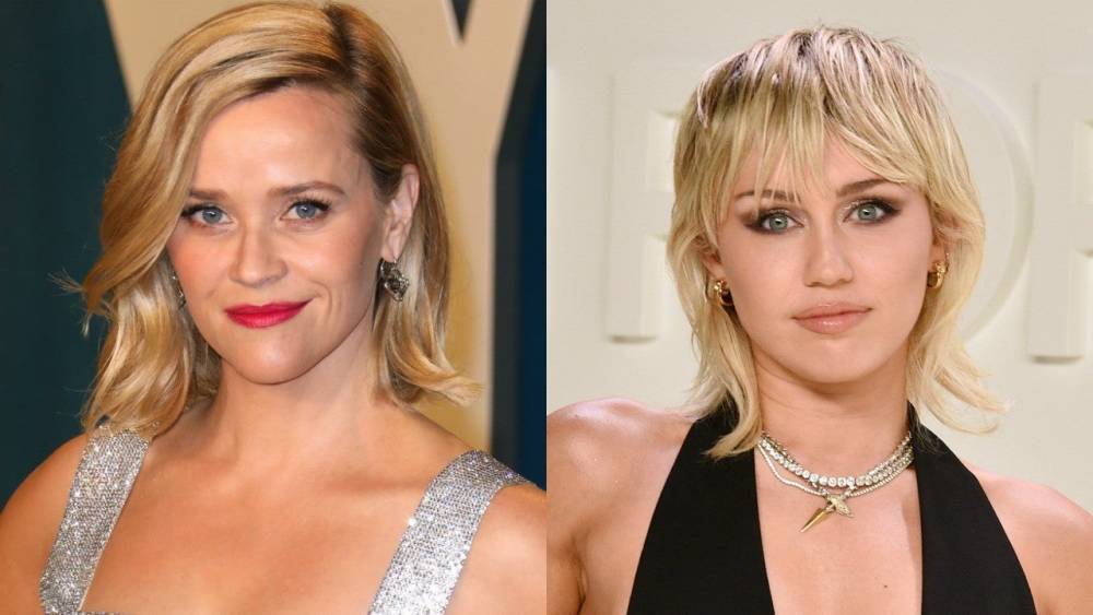 Reese Witherspoon Is Shook After Miley Cyrus Reveals Fun Fact About 'Big Little Lies' and 'Hannah Montana' - www.etonline.com - Montana