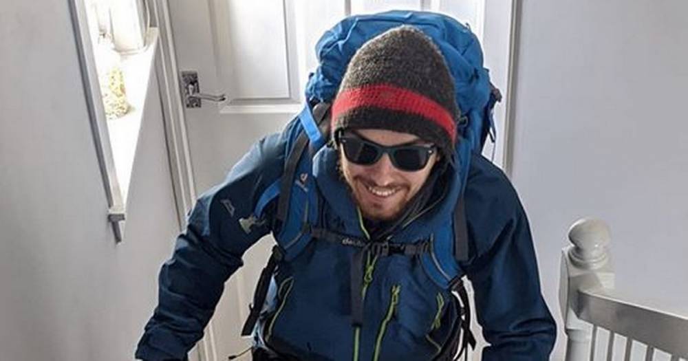 Madcap Scots climber to scale UK’s highest peaks on home's staircase to beat lockdown blues - www.dailyrecord.co.uk - Britain - Scotland