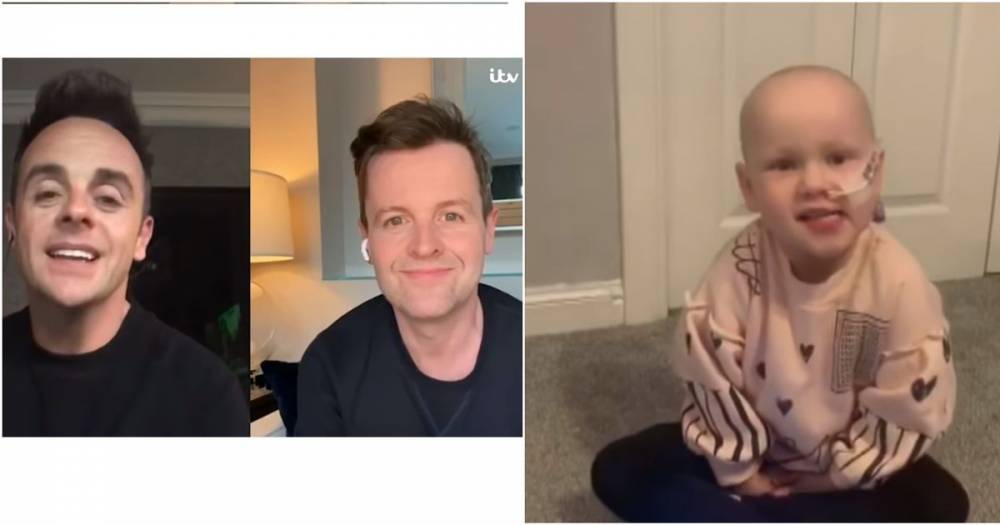 Ant and Dec urge people to stay at home following plea from four-year-old with leukaemia - www.manchestereveningnews.co.uk