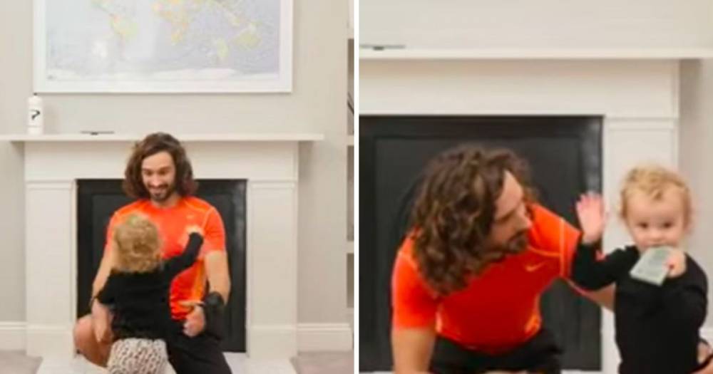 Body Coach Joe Wicks' live P.E session interrupted by adorable baby daughter Indie - www.ok.co.uk - Britain