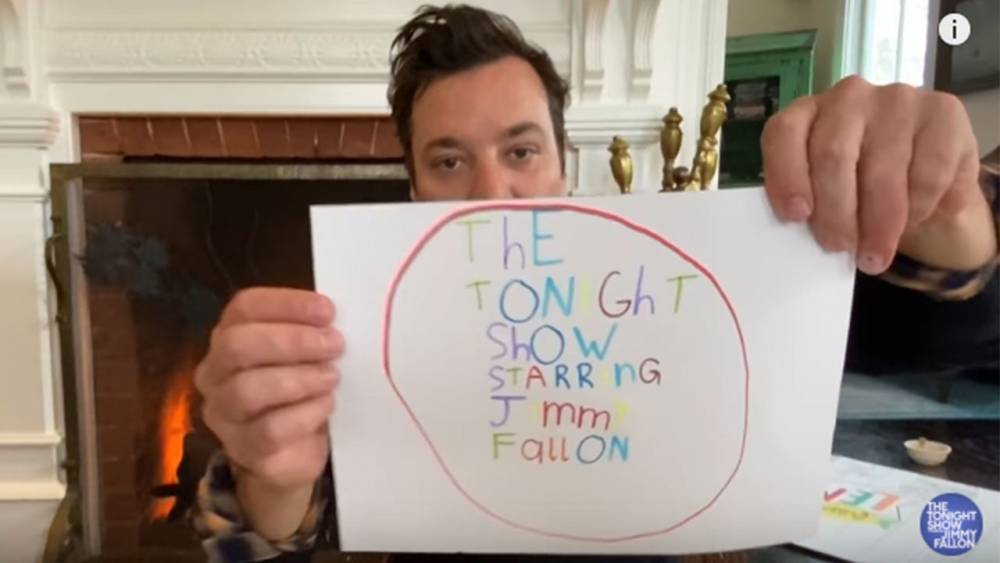 Jimmy Fallon and Jimmy Kimmel's Kids Are Doing the Artwork for Their Late-Night Shows - www.etonline.com