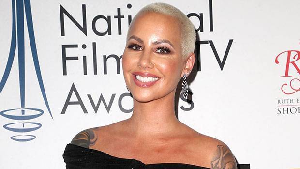 Amber Rose’s Forehead Tattoo Appears Missing In New Video Fans Wonder If It Was Fake - hollywoodlife.com