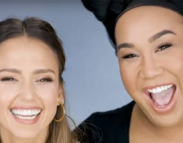 Jessica Alba Trades Makeup Looks With Patrick Starrr in YouTube Channel Debut - www.eonline.com