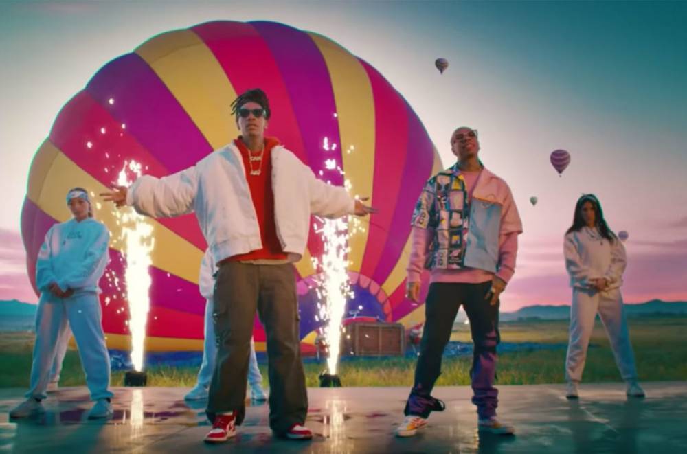 Wiz Khalifa & Tyga Take Flight in Hot-Air Balloons for New 'Contact' Video - www.billboard.com - city Sandoval