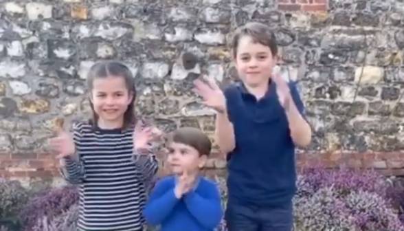 Prince George, Princess Charlotte And Prince Louis Join U.K. In ‘Clap For Our Carers’ Initiative - etcanada.com - Britain - Monaco - Charlotte - city Charlotte