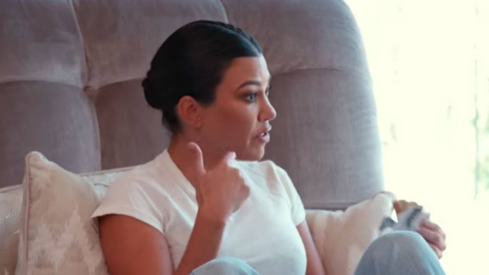 Kourtney Kardashian Calls Fight With Sister Kim 'Trash,' Says She Quit 'KUWTK' - www.etonline.com