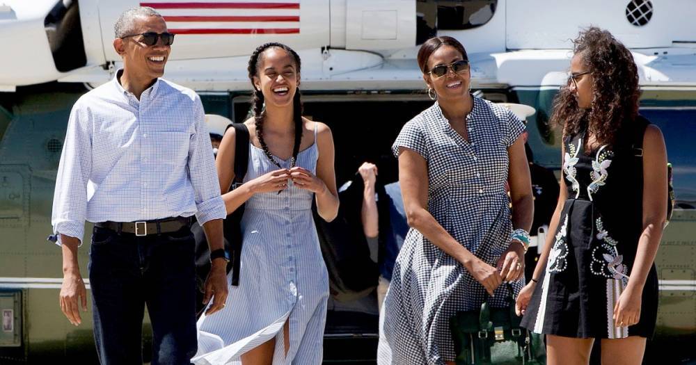 Barack and Michelle Obama’s Daughters Malia and Sasha Return Home From College Due to Coronavirus - www.usmagazine.com