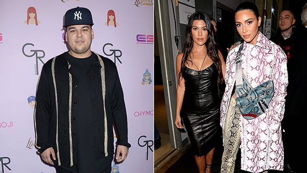 Rob Kardashian Jokes That Kim Kourtney Are Part Of ‘Bad Girls Club’ After Explosive ‘KUWTK’ Fight - hollywoodlife.com