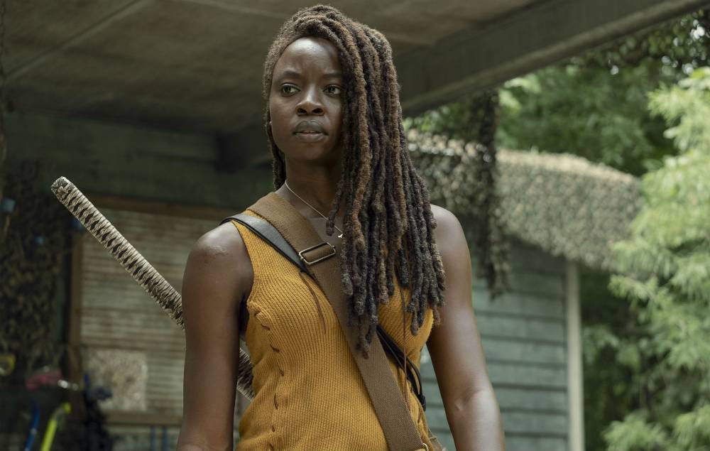 ‘The Walking Dead’: Danai Gurira says show cut “really awful” Michonne and Carl Grimes scene - www.nme.com - county Grimes
