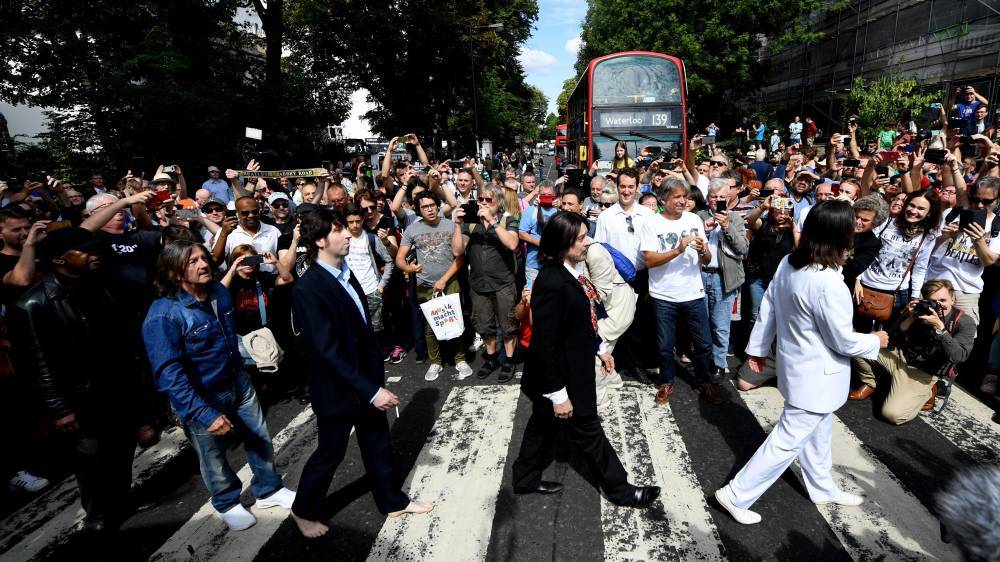 Iconic Beatles Abbey Road Crossing Gets a Fresh Coat of Paint Thanks to Coronavirus - variety.com