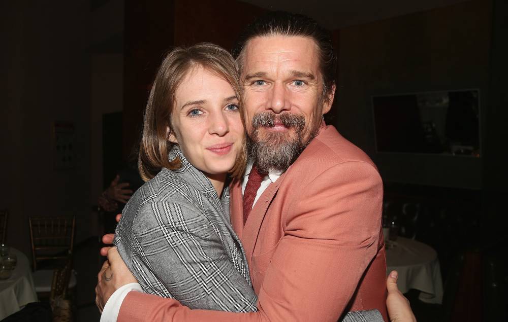 Watch Maya and Ethan Hawke stage family singalong to Townes Van Zandt during self-isolation - www.nme.com - New York - Indiana - county Van Zandt