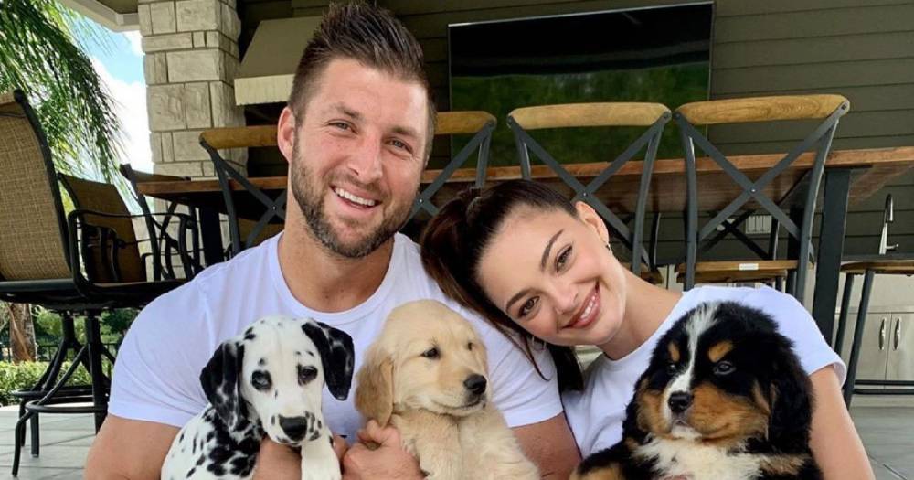 Tim Tebow - Tim Tebow and Wife Demi-Leigh Nel-Peters Welcome 3 New Puppies After Losing Their Beloved Dog Bronco - usmagazine.com