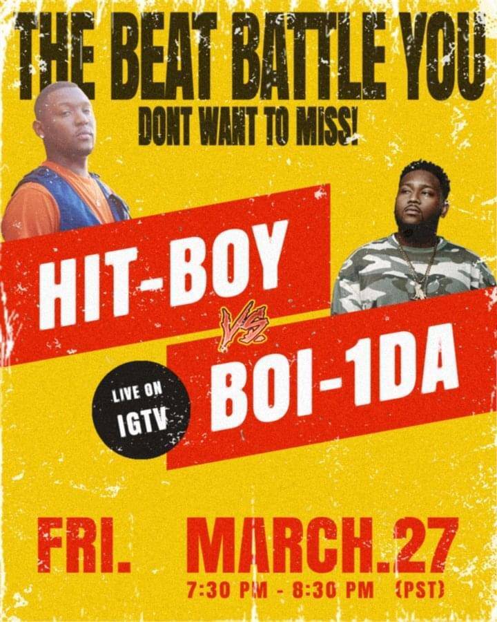Hit-Boy & Boi-1da Are Going Head-To-Head In Epic Live Stream Beat Battle - genius.com - Paris