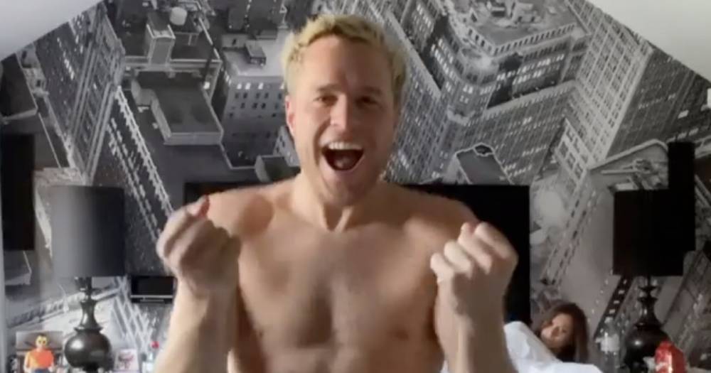 Olly Murs shocks fans by showing off massive bulge as he dances in nothing but tiny pants - www.ok.co.uk