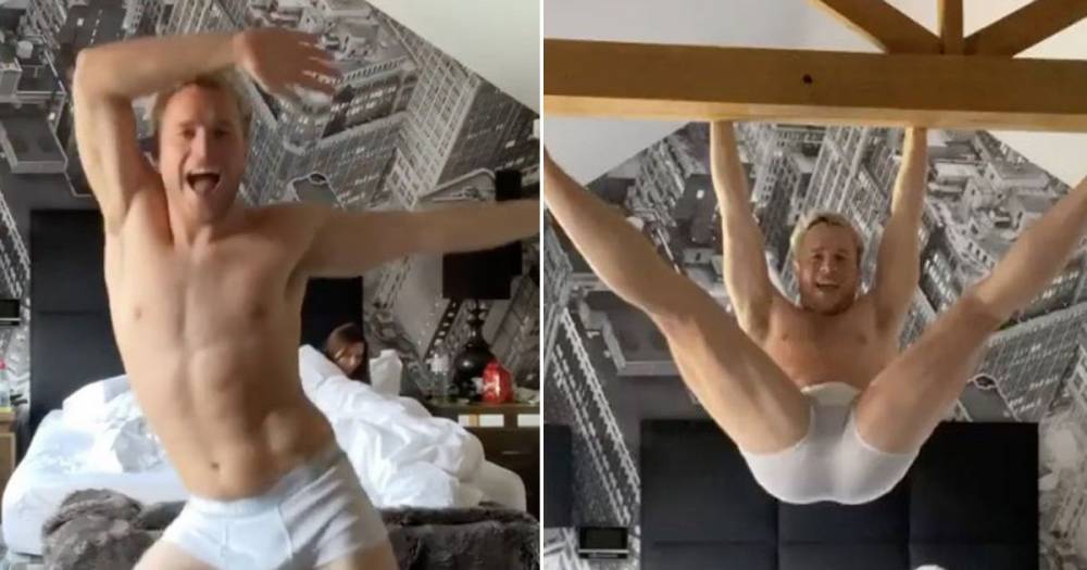 Olly Murs shows off bulge as he dances in nothing but underwear - www.dailyrecord.co.uk