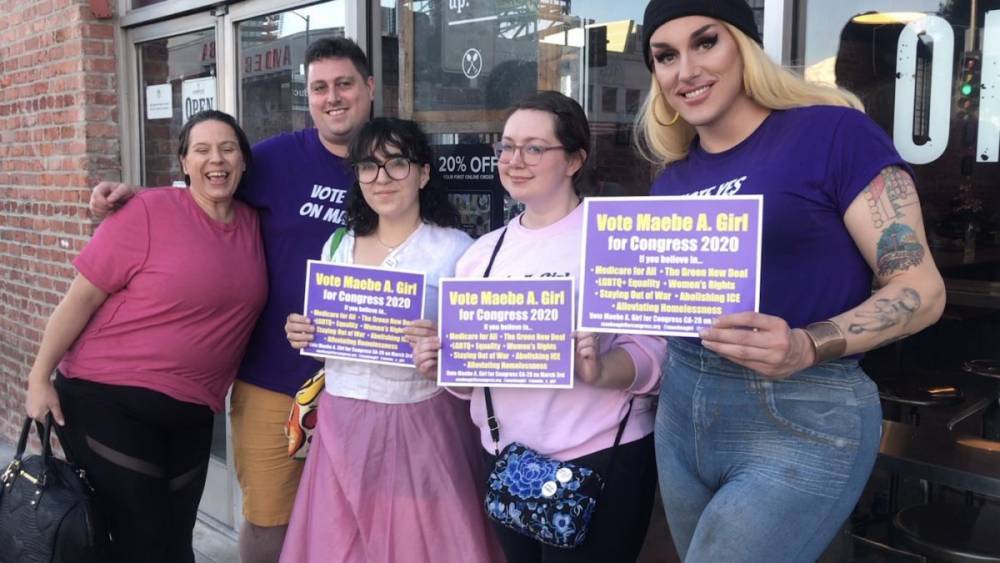 Maebe A. Girl, drag queen running for Congress, finishes in 3rd place - qvoicenews.com